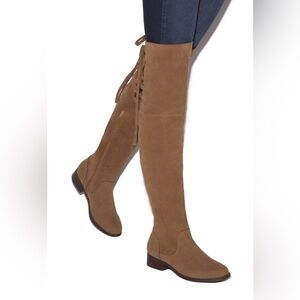 SHOEDAZZLE MALYA LACE UP BOOT - BROWN SIZE 9.5 (NEW)
